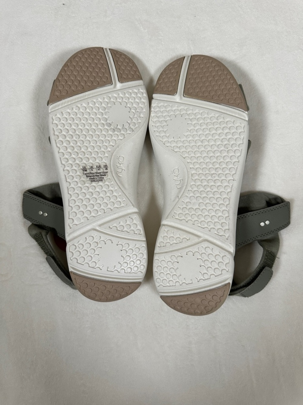 Ryka Mallorie Sandals Womens Size 11 Green Gray Adjustable Comfort NWT - Picture 4 of 9
